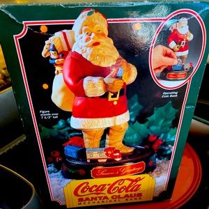 Santa coke piggie bank